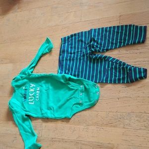 12 month St Patrick's Day outfit